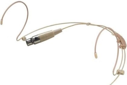PROEL EIKON HCM23AK Miniature Condenser Microphone with Mini Cannon XLR 3F Female Connector Requires BODYPACK - Nude