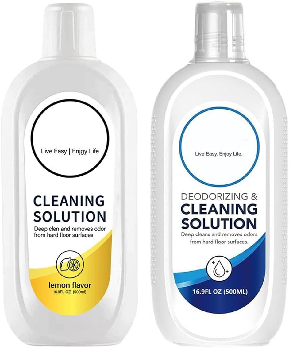 Floor Cleaner 500ml (Pack of 2) - Fragrance & Lemon Free - Compatible with Tineco Floor One S3/S5/S6/S7 - iFLOOR Series Floor Cleaning Solution
