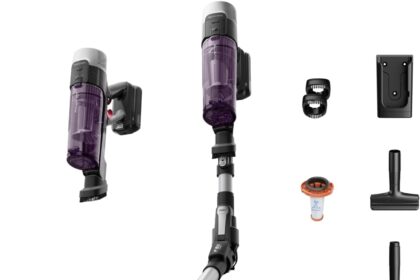 Rowenta X-Force Flex 9.60 Allergy Parquet, Wireless Vacuum Cleaner with Flex Technology and LED Light, 100 Air Watt, Lightweight Design 1.1 kg, 45 Min Autonomy, RH2047