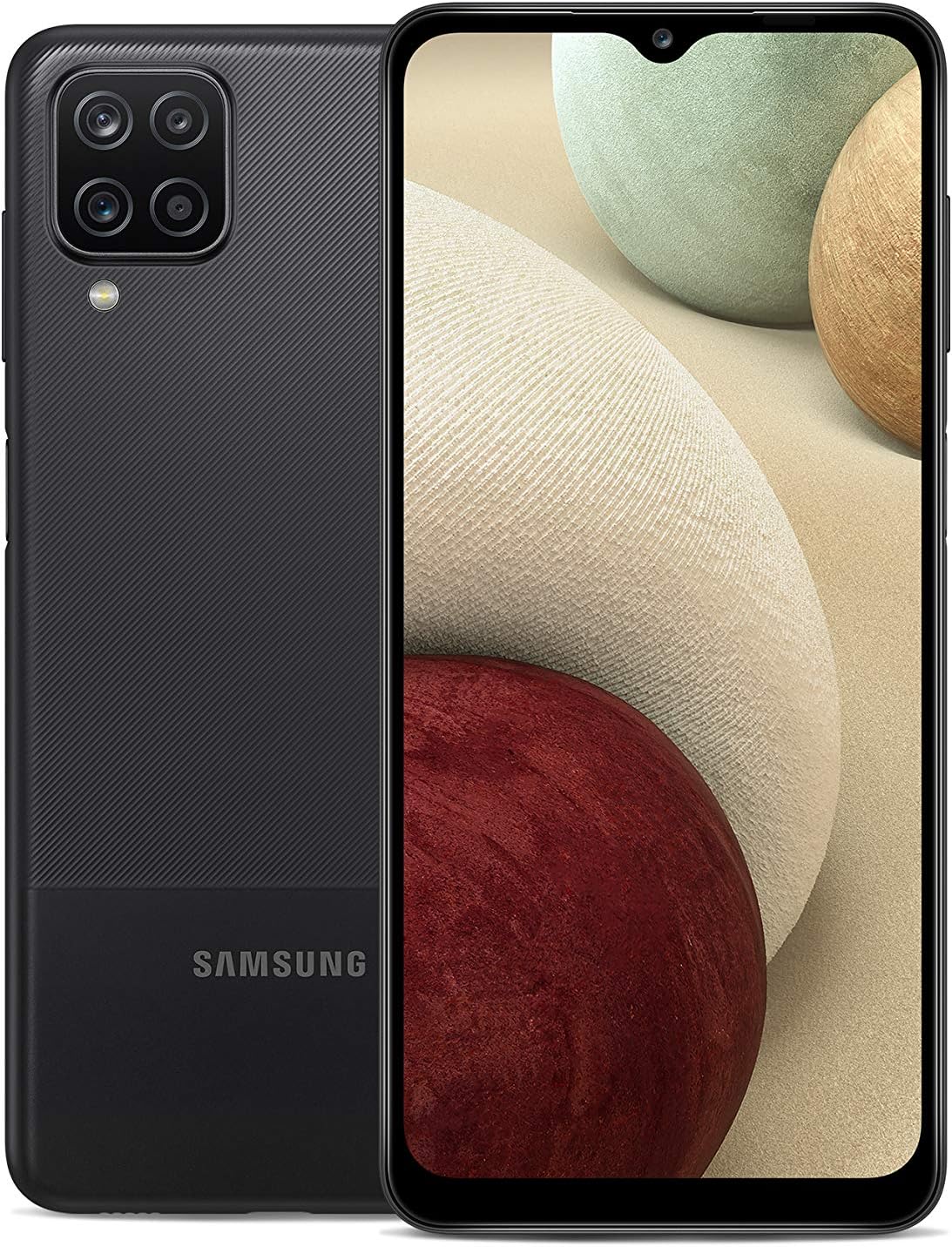 SAMSUNG Galaxy A12 - Smartphone 64GB, 4GB RAM, Dual Sim, Black (Refurbished)