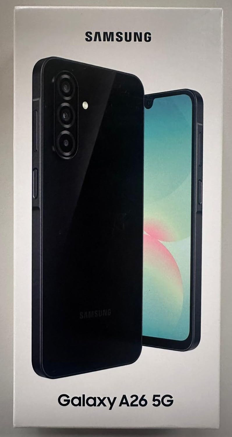 Samsung A266 Galaxy A26 (6.7'' - 8/256GB) Black - [German, Spanish, French, UK, Belgian, Dutch, Danish, Finnish, Norwegian, Swedish Version]