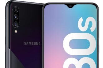 Samsung Galaxy A30s Smartphone, 6.4" Super AMOLED Display, 64 GB Expandable, RAM 4 GB, Battery 4000 mAh, 4G, Dual SIM, Android 9 Pie, Black