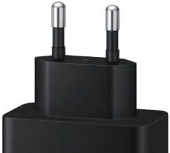 Samsung Trio EP-T6530NBEGEU 65W Fast Charger, 3 Ports Multiple Power Supply (2 USB-C + USB-A), Super Fast Charging, Black, Compatible Galaxy S, Tab and Various Devices