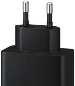 Samsung Trio EP-T6530NBEGEU 65W Fast Charger, 3 Ports Multiple Power Supply (2 USB-C + USB-A), Super Fast Charging, Black, Compatible Galaxy S, Tab and Various Devices