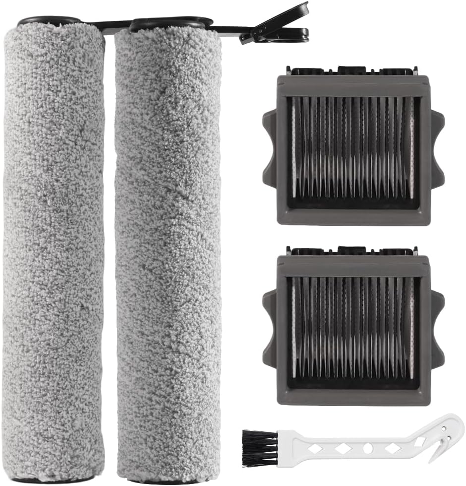 Accessory Set for Tineco Floor One Stretch S6/S7 Stretch Ultra Replacement Brushes for Cordless Vacuum Cleaners